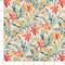 Aqua Coral Stain Resistant Performance Floral Botanical Print Upholstery Fabric by The Yard - SKU: Brixton Tropical